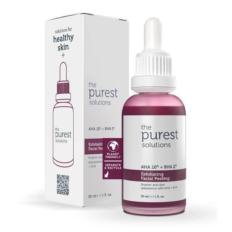 The Purest Solutions Canlandırıcı ve Cilt Tonu Eşitleyici Yüz Kırmızı Peeling Serum 30 ml  kapak resmi