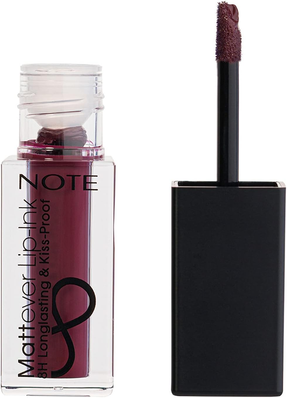 Note Cosmetics Note Mattever Lip-Ink Mat ve Kalıcı Likit Ruj 16 Plum Queen Mor kapak resmi