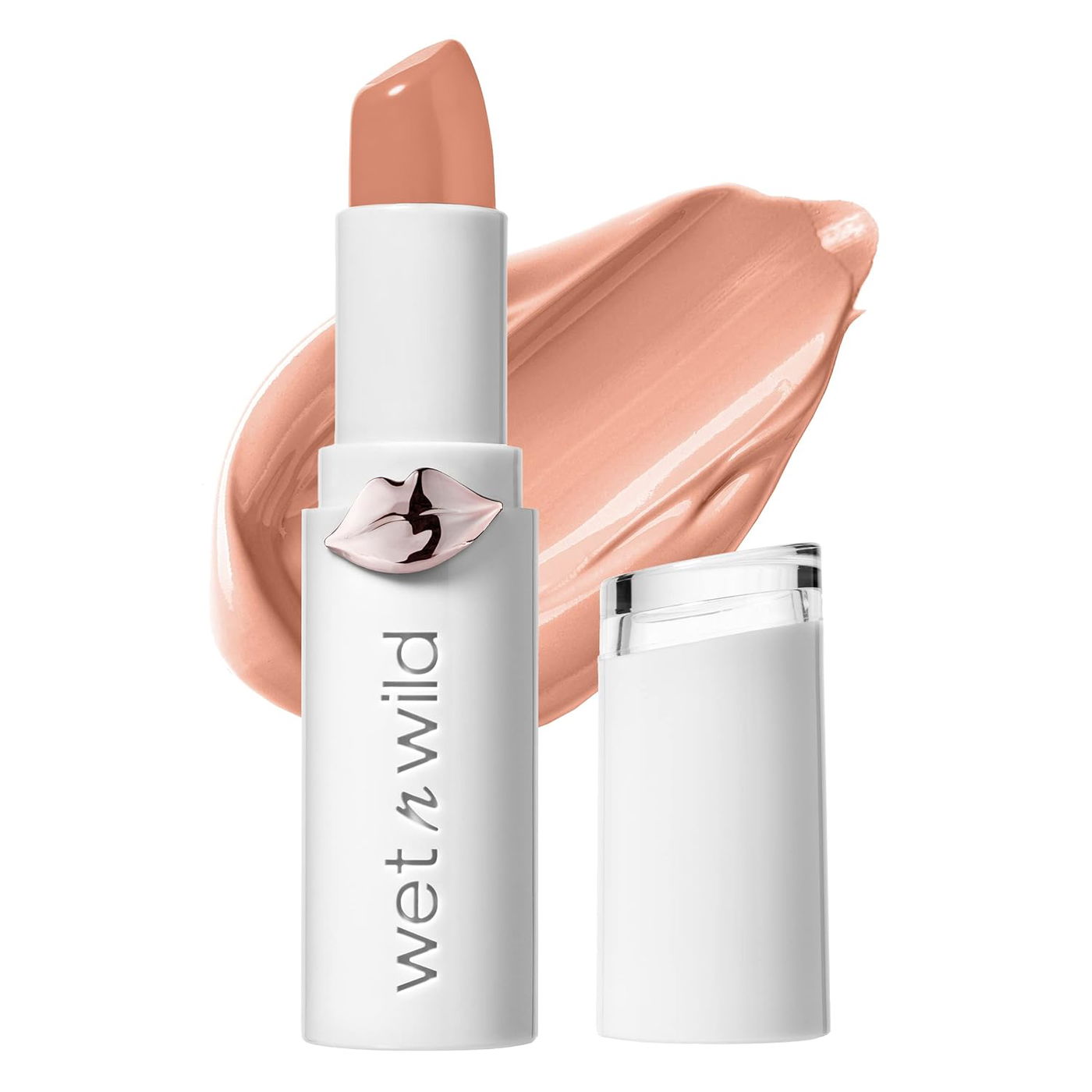 Wet n Wild Mega Last High Shine Lipstick Lip Color Peach Please kapak resmi