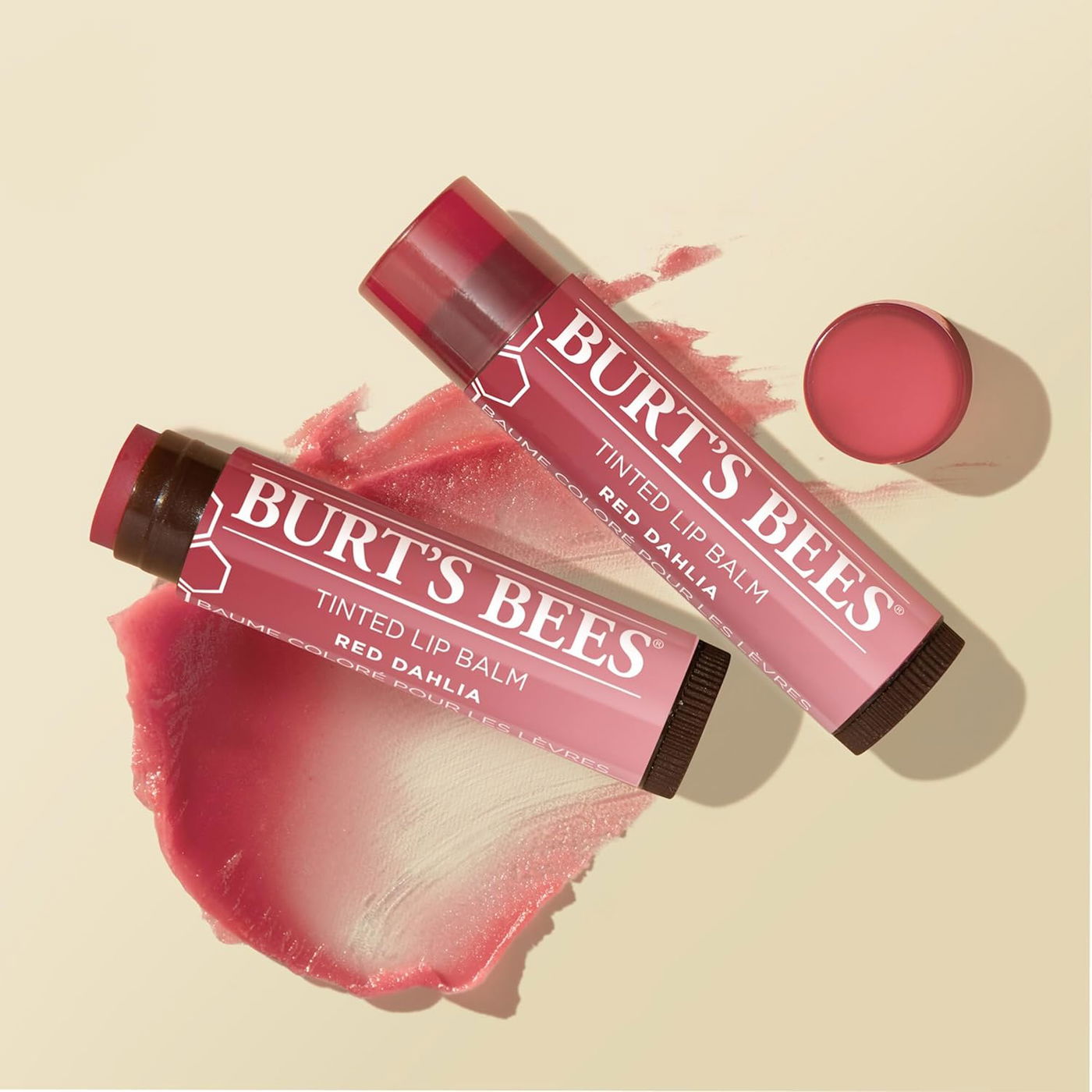 Burt's Bees Lip Tint Balm with Long Lasting 2 in 1 Duo Tinted Balm Formula kapak resmi