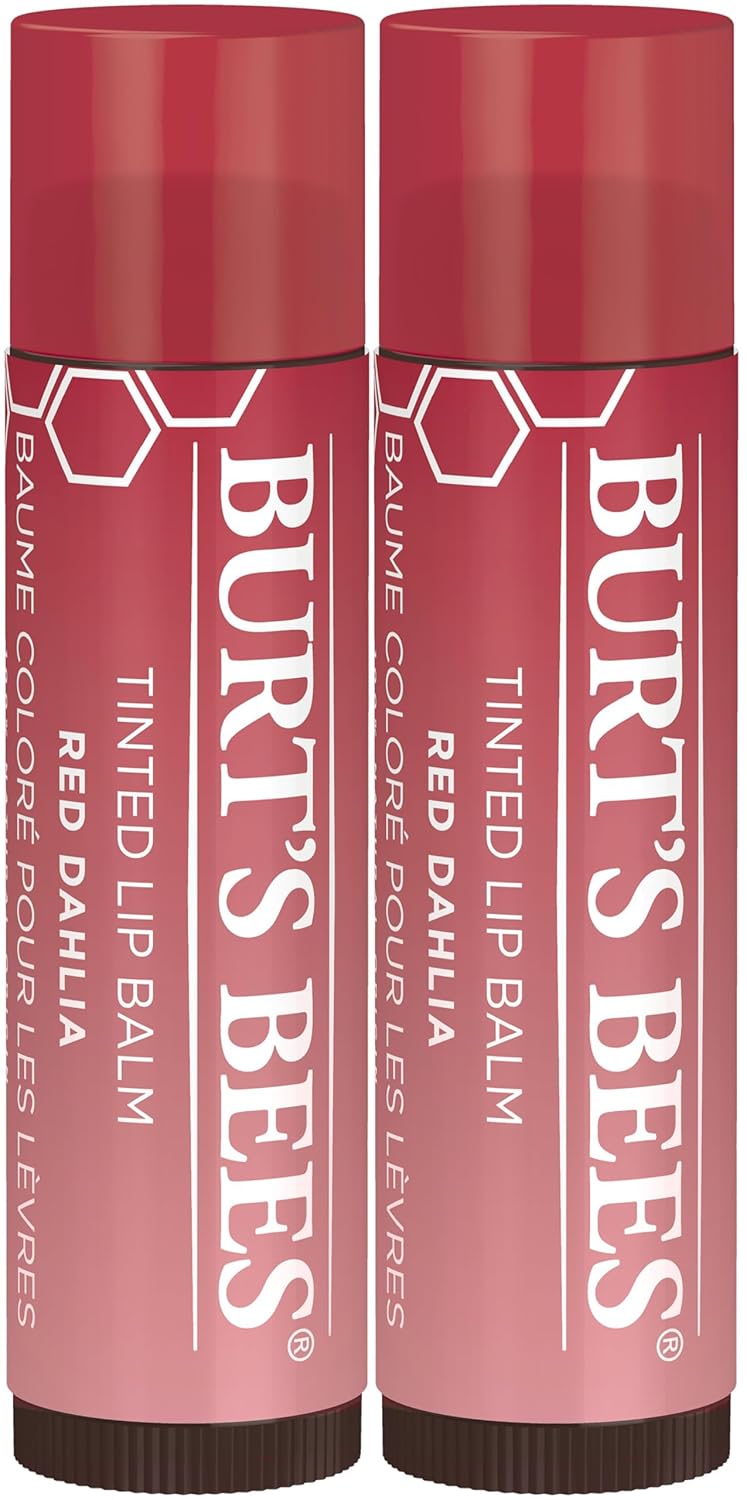 Burt's Bees Lip Tint Balm with Long Lasting 2 in 1 Duo Tinted Balm kapak resmi