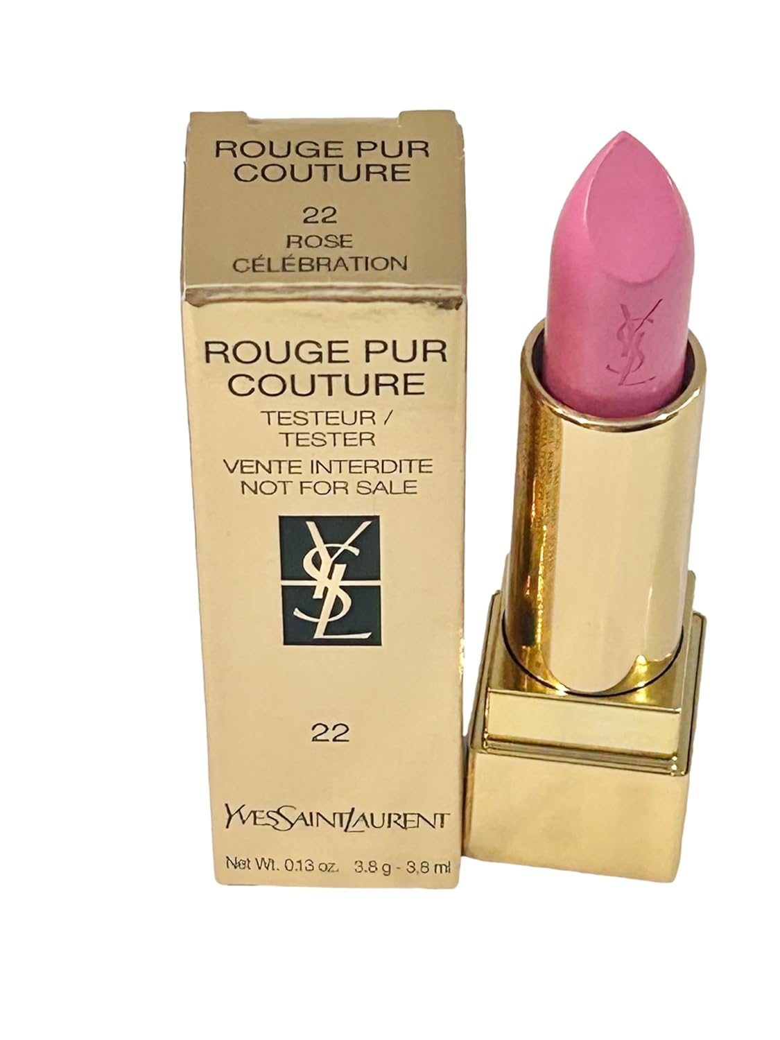 Yves Saint Laurent Rouge Pur Couture 22 Rose Celebration kapak resmi