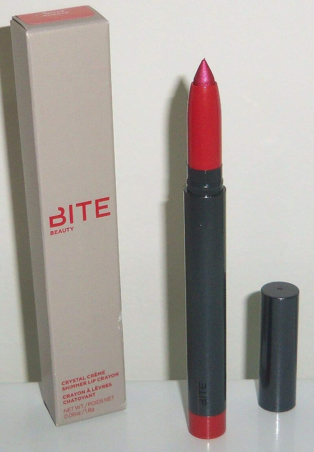 Bite Beauty Crystal Creme Shimmer Lip Crayon - Sugar Flower kapak resmi