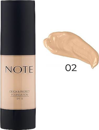 Note Cosmetics Detox Protect Fondöten Canlandırıcı Etki 02 Natural  Beige 30ml  kapak resmi