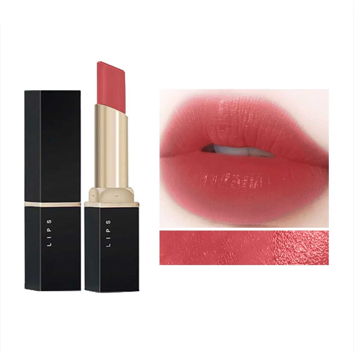 Sandistore Color Stay on Lipstick Red Lipstick Non Staining Cup Lipstick kapak resmi