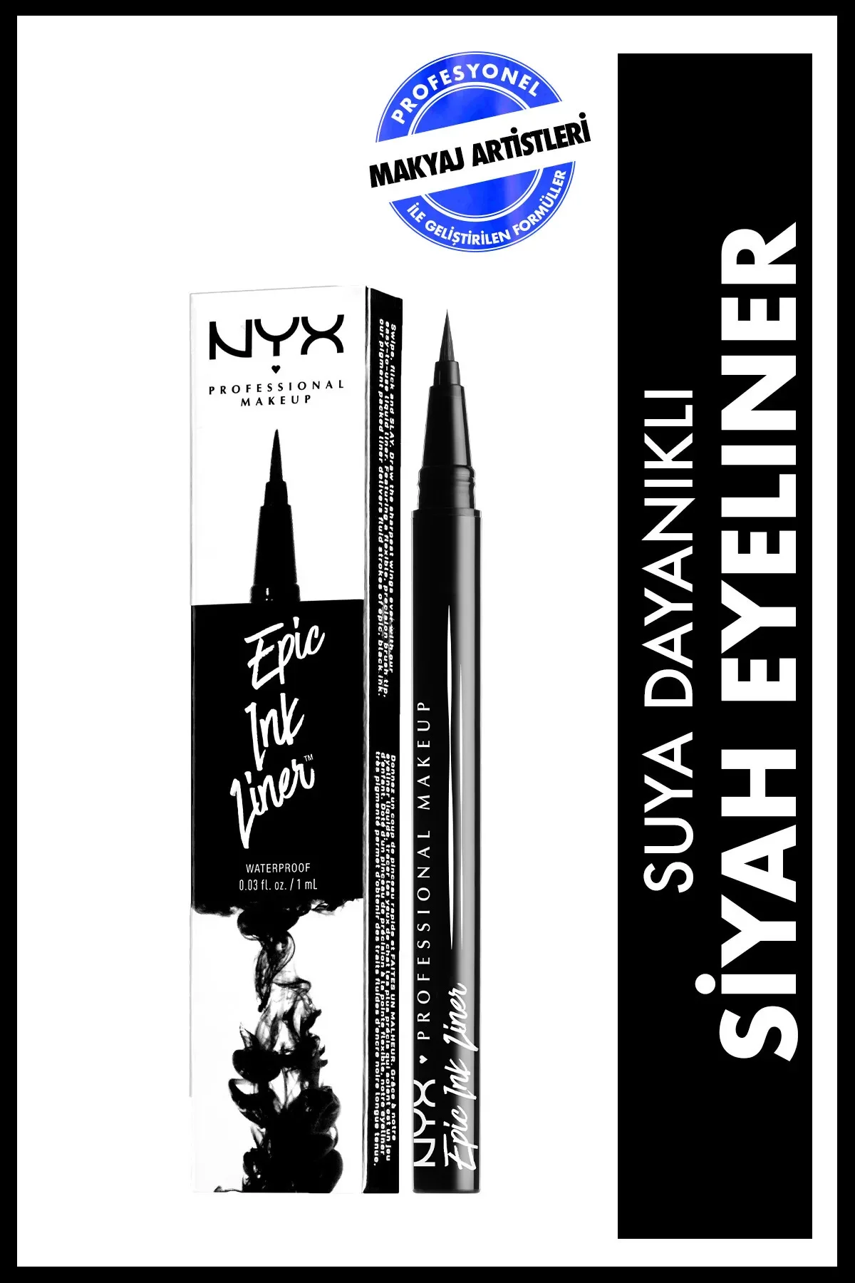 Nyx Professional Makeup Epic Ink Liner Siyah kapak resmi