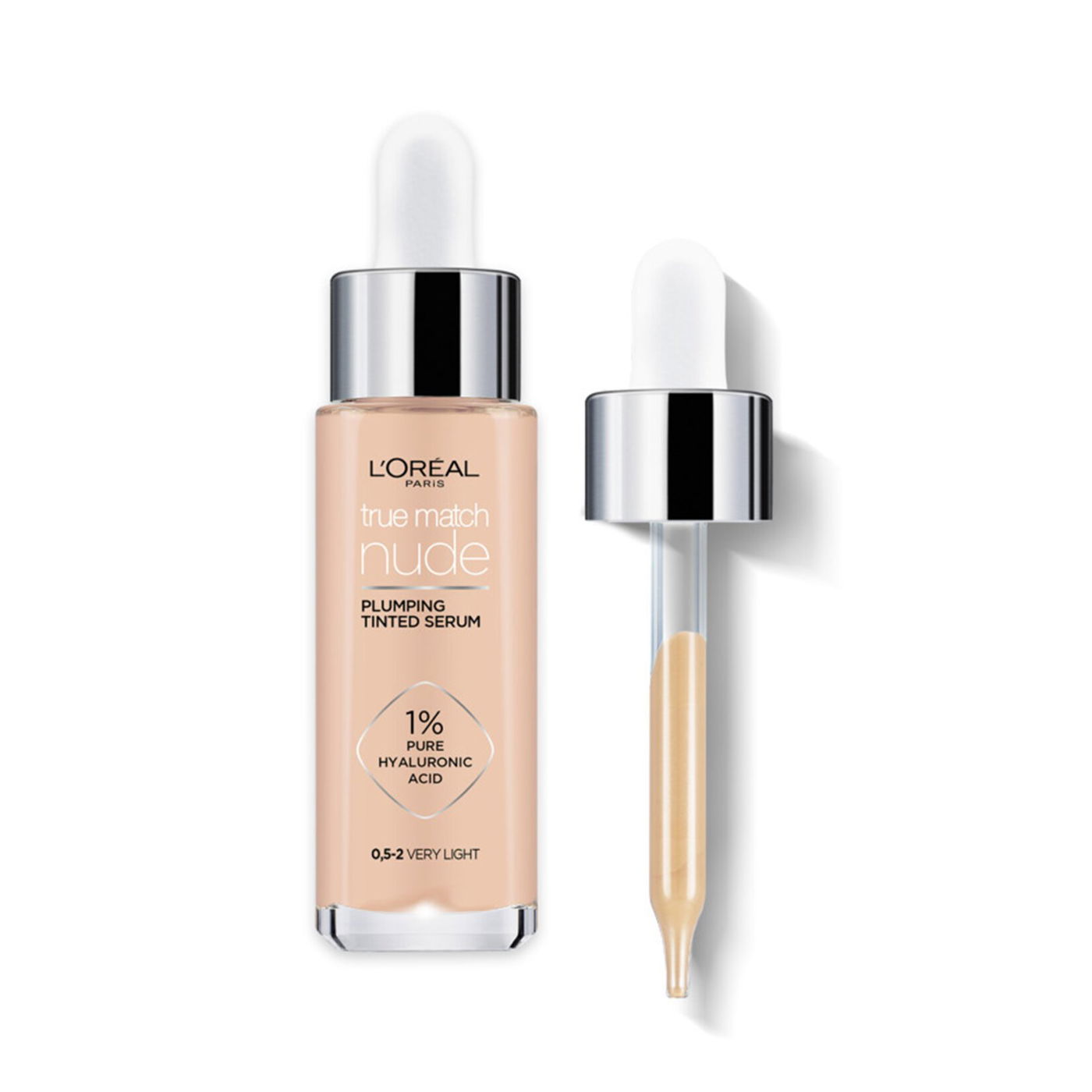 True Match Nude Fondöten Serum 0.5 2 Very Light kapak resmi