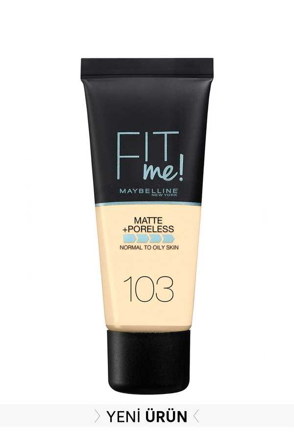 Maybelline New York Fit Me Matte Poreless Fondöten-103 kapak resmi