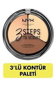 NYX Professional Makeup 3'lü Kontür Paleti - 3 Steps To Sculpt Light kapak resmi